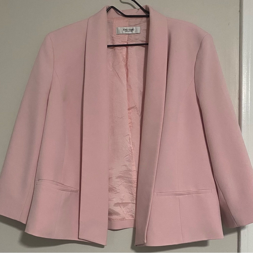 Jones Studio Soft Pink Women's Suit Jacket